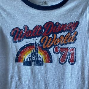 NWOT Disney Parks Ringer Tee Girls Large